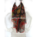 europe style custom printed bulk chiffon scarves